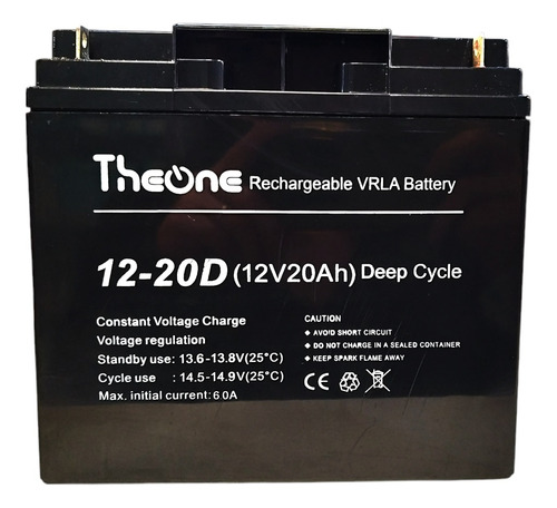Bateria 12v 20 Amp. Agm Carga Profunda