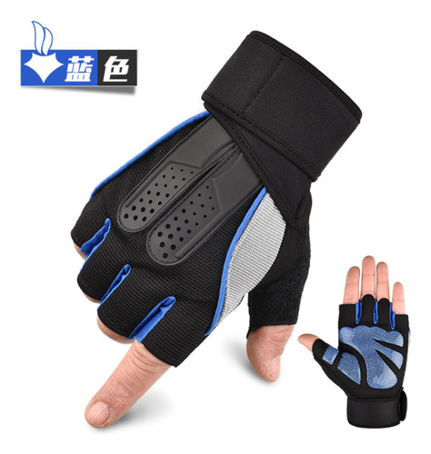 Guantes Acolchados Sin Dedos Para Hacer Ejercicios, Unisex