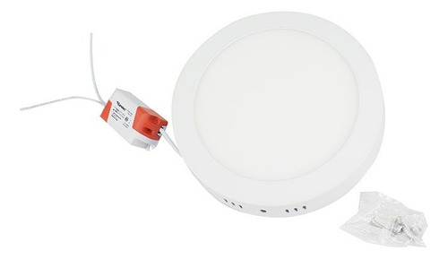 Lámpara Circular S/poner 12w Luz Cálida