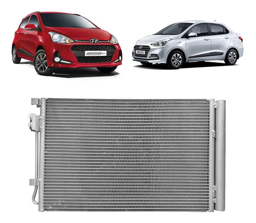 Radiador Condensador Aire Acondicionado Hyundai Grand I10