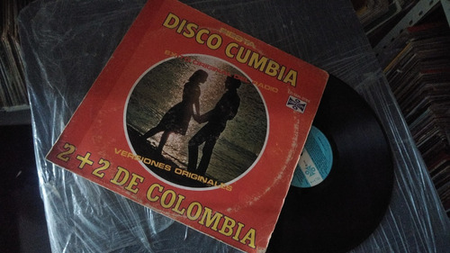 Disco Cumbia Lp 2+2 De Colombia(versiones Originales)1979