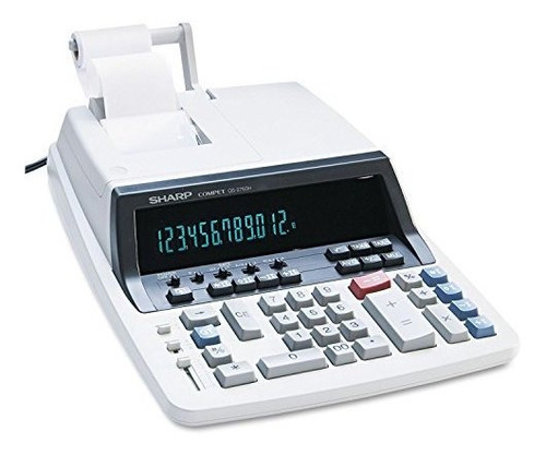 Calculadora Sharp Qs-2760h Con Cinta De Dos Colores