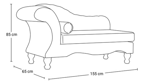 Sofa Cleopatra 1.55 Mt Divan