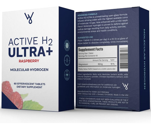 Purative Active H2 Ultra+ - Tableta De Agua De Hidrogeno, Fr