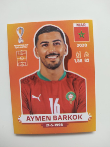 Figuritas Qatar 2022 - Aymen Barkok - Marruecos 11