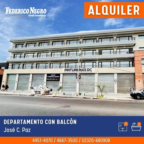 Departamento En Alquiler En José C Paz