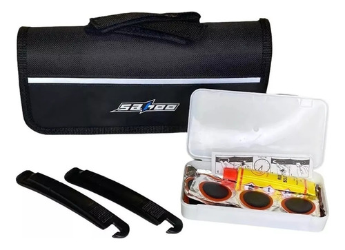 Kit Herramientas Para Bicicleta Con Bombin Parches En Bolso Kit Herramientas Para Bicicletas Con Bombin Y Parches Arcashopping Kit Completo Para Bicicletas Bombin Set Parches Herramientas