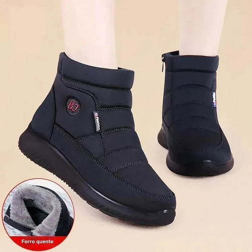 Botas De Nieve De Felpa De Invierno Para Mujer Moda Nueva