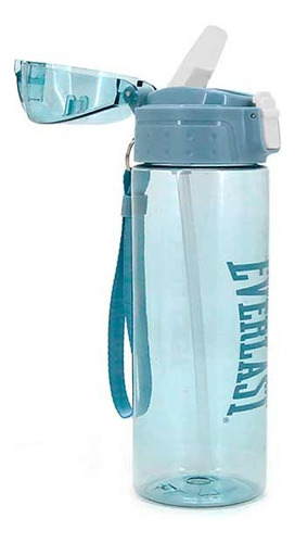 Botella Everlast Celeste 600ml Deportiva Gimnasio Colegio 