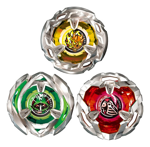 Takara Tomy Set de 3 Beyblade X Bx-08 Hells Scythe Wizard Knight