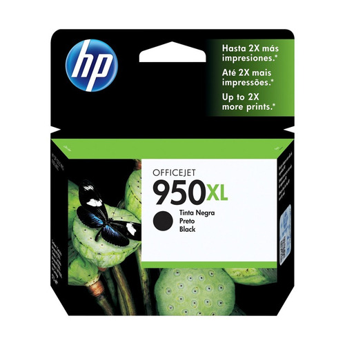 Tinta Hp De Alta Capacidad 950xl  Cn045al - Negro 2300 Pág.