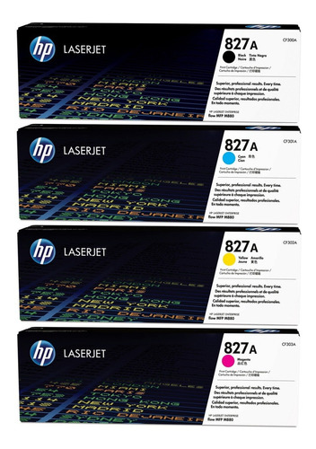 Toner Hp 827a Combo Cf300a Cf301a Cf302a Cf303a