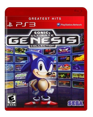 Sonics Ultimate Genesis Collection Ps3 Mídia Física Lacrado