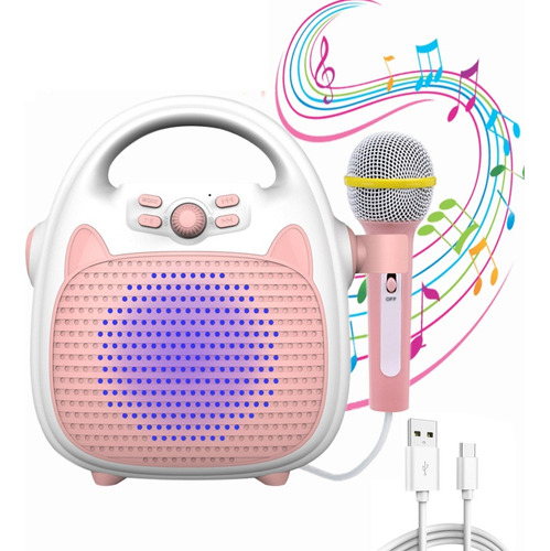 Máquina De Karaoke De Juguete De Canto Con Bocina Bluetooth