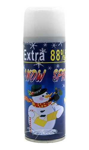 Espuma En Spray X 12 Unidades 250 Ml Nieve Cotillón Fiestas