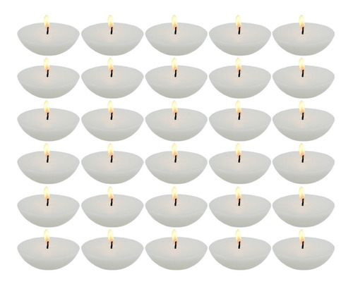 30 Velas Flotantes Grandes Para Arreglo De Boda Aluzza