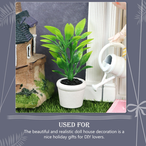 Minicasa De Bonsái Artificial Con Decoración De Casa En Mace