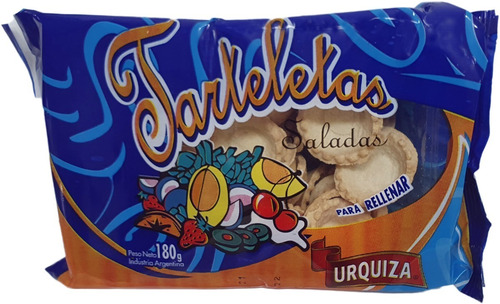 Tarteletas Saladas Para Rellenar Catering Urquiza X180gr