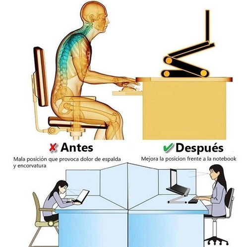 Mesa Soporte Notebook Plegable Portatil Xinua Regulable