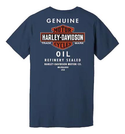 Camiseta Oil Can Tee Masculina Harley-davidson 99075-22vm
