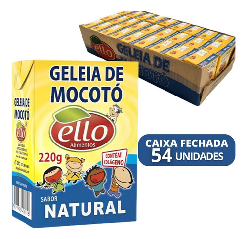 Geleia De Mocoto Ello Natural 220g - 54 Unidades