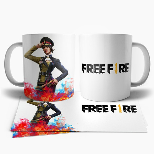 Free Fire Paloma Taza Polimero Tu Propio Estilo