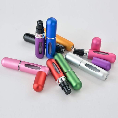Imagen 3 de 5 de Mini Perfumero Recargable Portatil 5ml Atomizador Spray