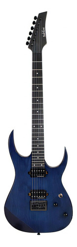 Guitarra Eléctrica Zelus Blue Serie Vintage Zeluz-bl Babilon Color Azul Orientación De La Mano Diestro