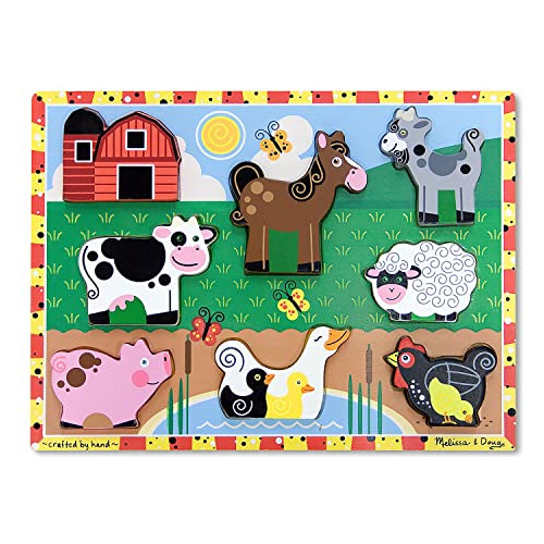 Rompecabezas De La Granja De Melissa Y Doug