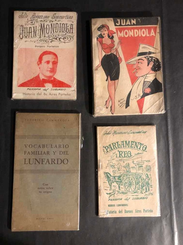 Lote De 4 Antiguos Libros. 53380.