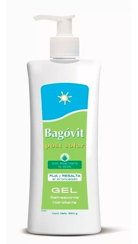 Bagovit Gel Post Solar 80% Aloe Vera X 350g