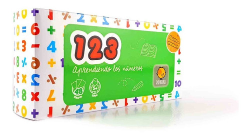 Juego 123 Aprendiendo Los Números Didáctico Infantil Madera 