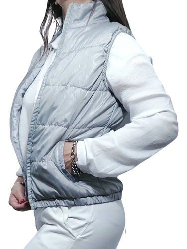 Chaleco Puffer Ultraliviano Gris O Negro