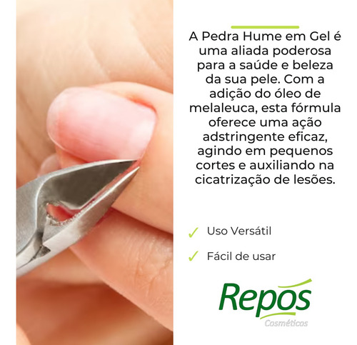 Pedra Hume Ideal Para Fechamento Poros Pós Depilação 50g