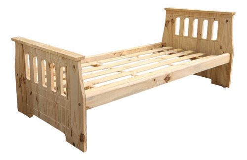 Imagen 2 de 2 de Cama De Una Plaza 190 X 80 Linea Loly