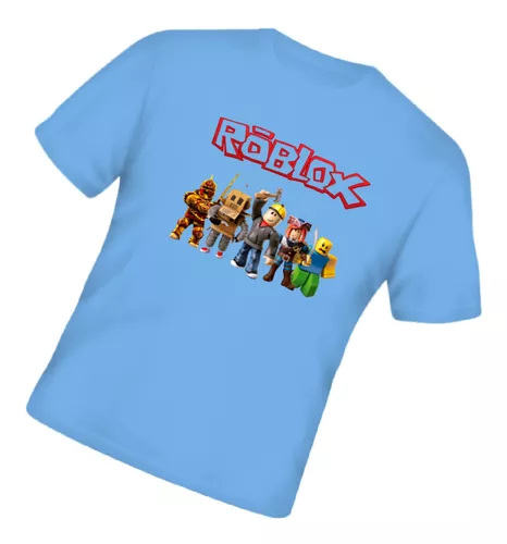 Camiseta Roblox Game Skin Jogo Infantil Adulto Personalizada