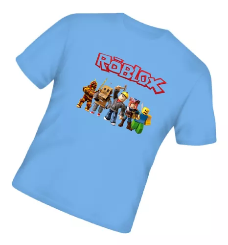 Camiseta Infantil Personalizada Roblox Jogo Gamer - 1108 - Escorrega o Preço