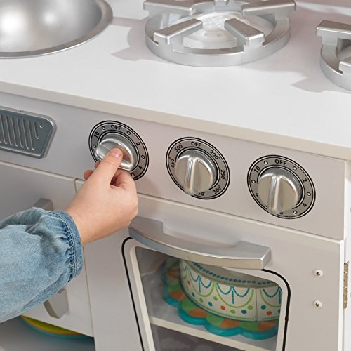 Cocina Kidkraft Para Niñas Blanca Juguete Vintage Cocinita Color Blanco