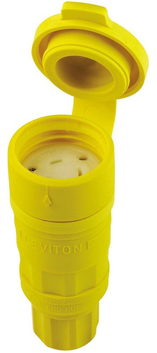 Leviton 27w47 20 Amp 125 V Conector De Bloqueo Grado Indu