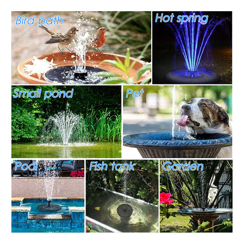 Fuente Para Estanque, Jardín, Piscina, Pájaro, **007