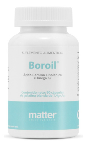 Matter Smart Nutrients Omega 6, 90 Cápsulas, Boroil, Matter Sin sabor
