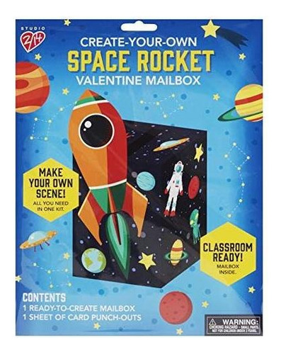 Crea Tu Propio Buzón De Bricolaje Space Rocket Valenti