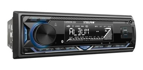Imagen 2 de 2 de Autoestéreo para auto Steelpro Technologies Carbon 329 con USB y bluetooth