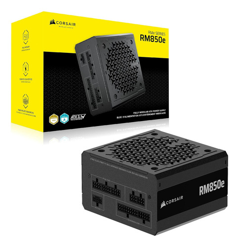 Corsair Rm850e (2025) Atx Power S Totalmente Modular Y Silen