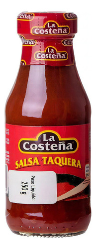 Molho De Pimenta La Costena Salsa Taquera 250g