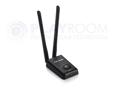 Imagen 3 de 6 de Placa De Red Usb A Wi-fi 300 Mbps Tp-link Tl-wn 8200nd Negra