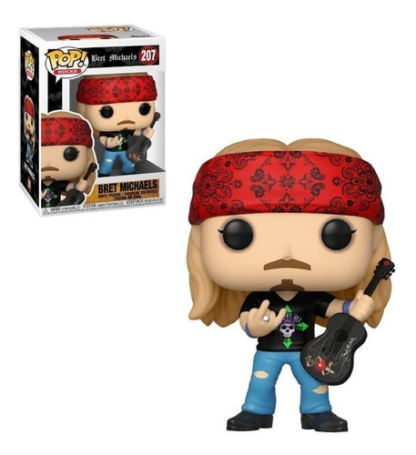 Funko Pop Bret Michaels 207 Original