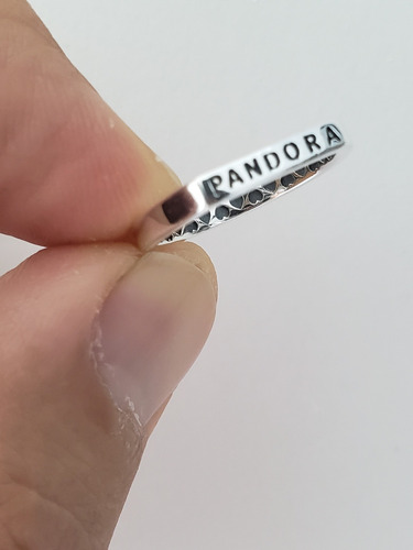 Imagen 2 de 7 de Anillo Estilo Pandor Modelo Plano En Plata 925