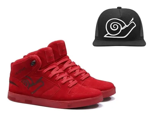 Combo T nis Landfeet Embarcadero X Vermelho Bone Original