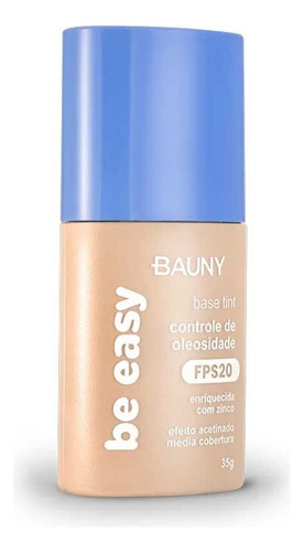 Base de maquiagem Bauny Cosméticos Base Tint Be Easy FPS20 Bauny 35g tom 010